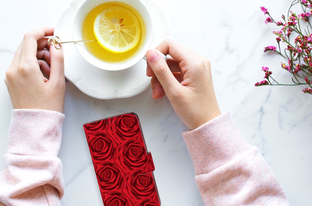 Samsung Galaxy S7 Edge Hoesje Red Roses