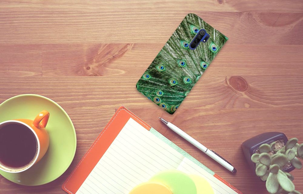 Xiaomi Redmi 9 Hoesje maken Pauw - B2C Telecom