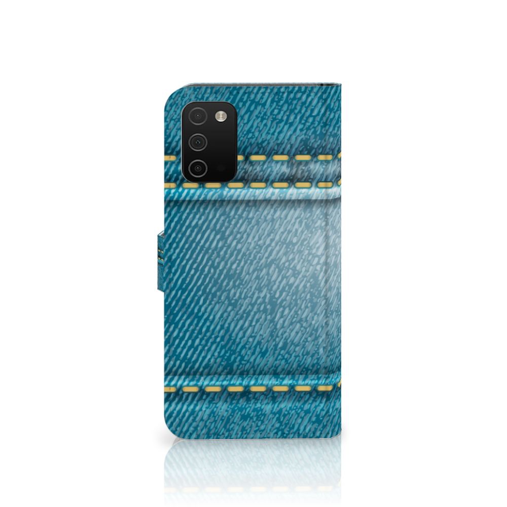 Samsung Galaxy A03s Wallet Case met Pasjes Jeans