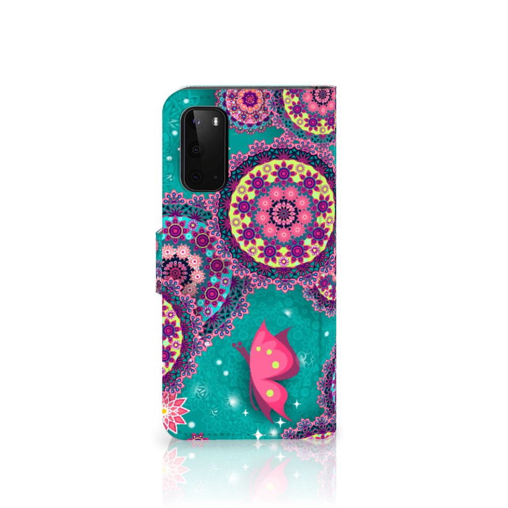 Samsung Galaxy S20 Hoesje Cirkels en Vlinders