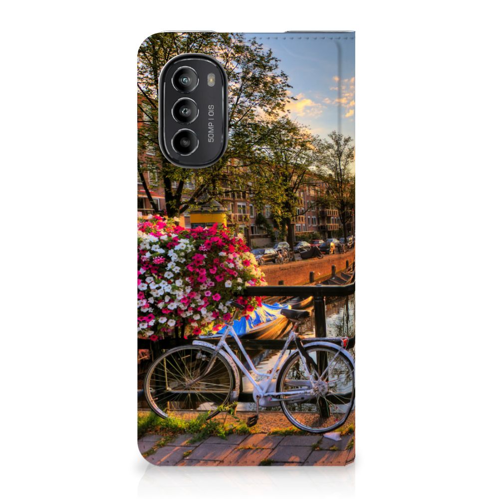 Motorola Moto G52 | Moto G82 Book Cover Amsterdamse Grachten - B2C Telecom