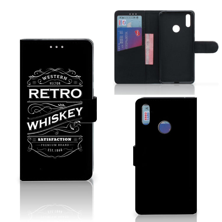 Huawei Y7 (2019) Book Cover Whiskey