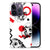 Silicone Back Case Apple iPhone 14 Pro Skull Red B2C Telecom