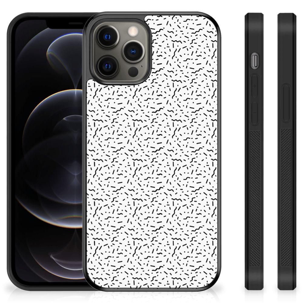 iPhone 12 Pro Max Bumper Case Stripes Dots B2C Telecom