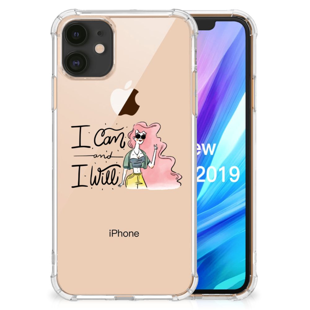 Apple iPhone 11 Stevig Bumper Hoesje i Can