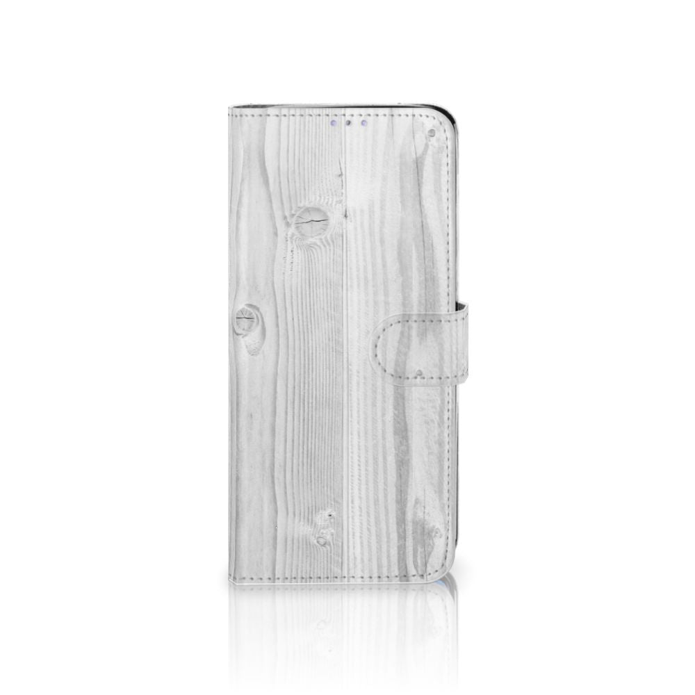 Samsung Galaxy S20 Ultra Book Style Case White Wood
