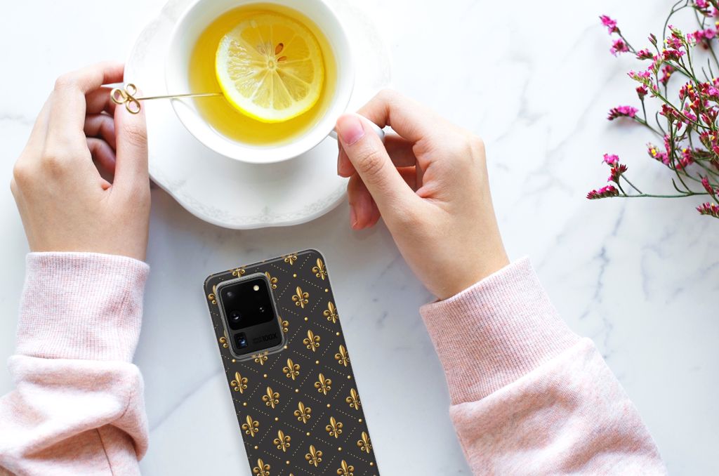 Samsung Galaxy S20 Ultra TPU bumper Franse Lelie B2C Telecom