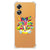 OPPO A17 Stevig Bumper Hoesje Cat Color