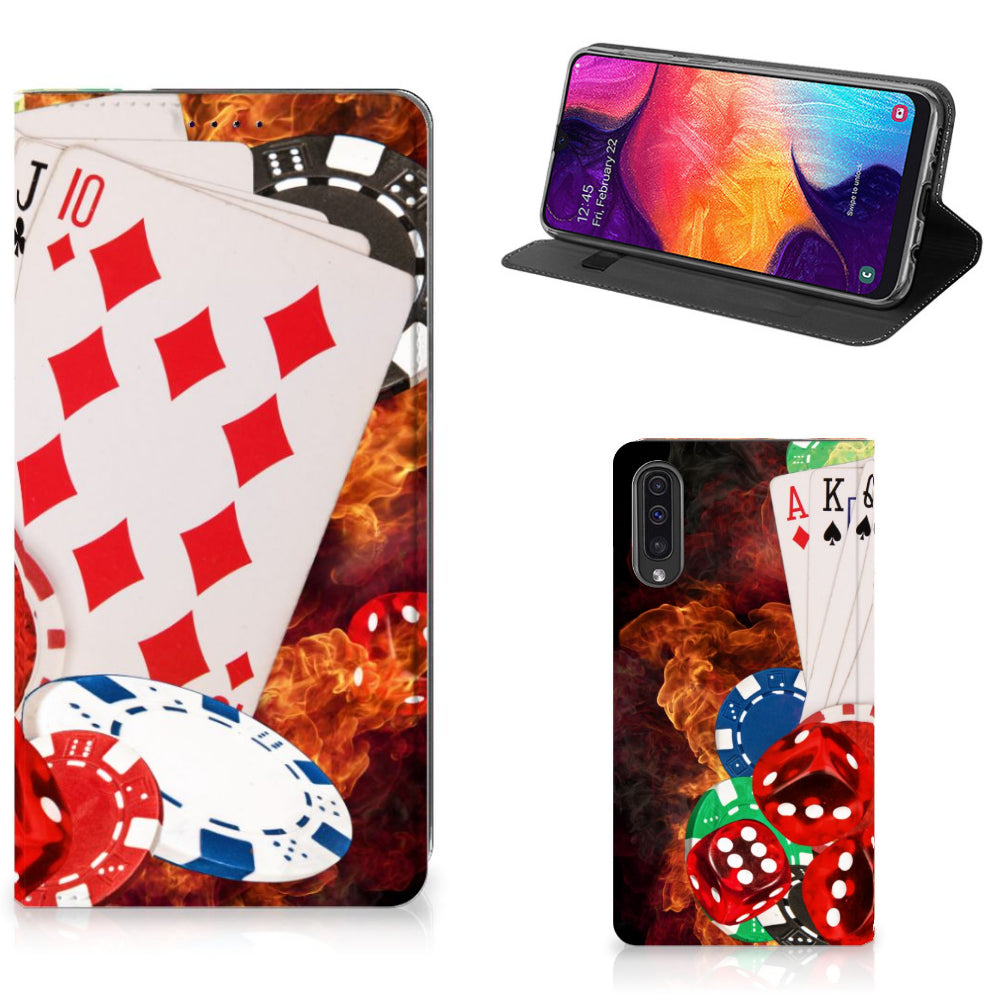 Samsung Galaxy A50 Hippe Standcase Casino