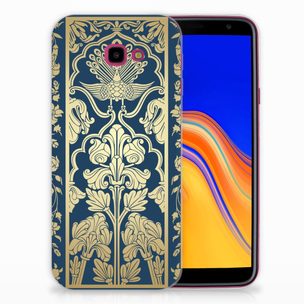 Samsung Galaxy J4 Plus (2018) TPU Case Beige Flowers