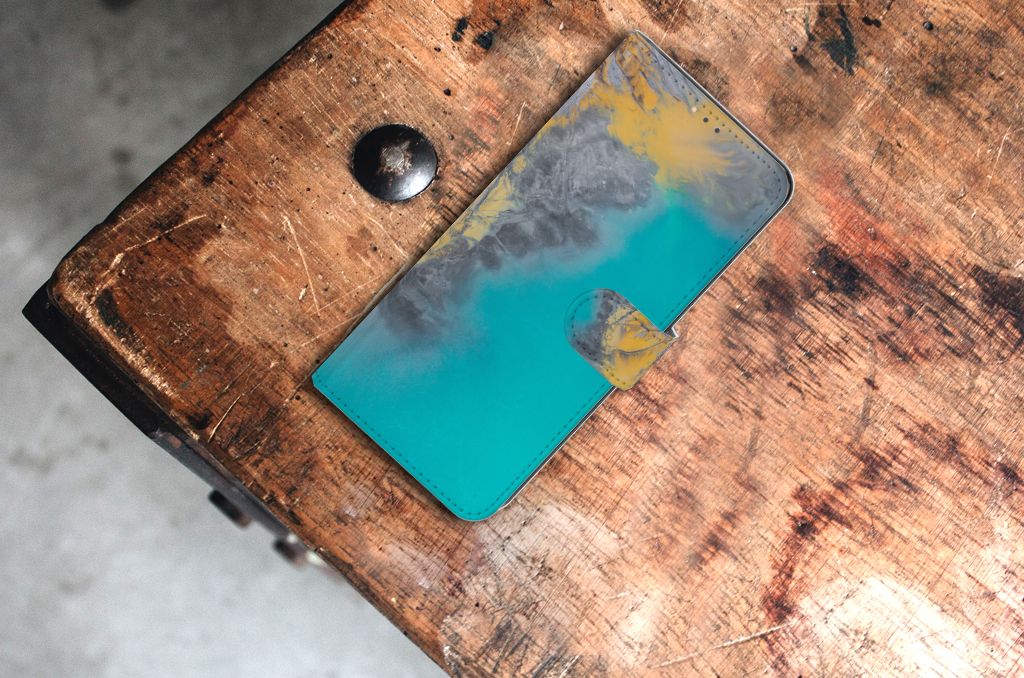 Nokia 5.3 Bookcase Marble Blue Gold