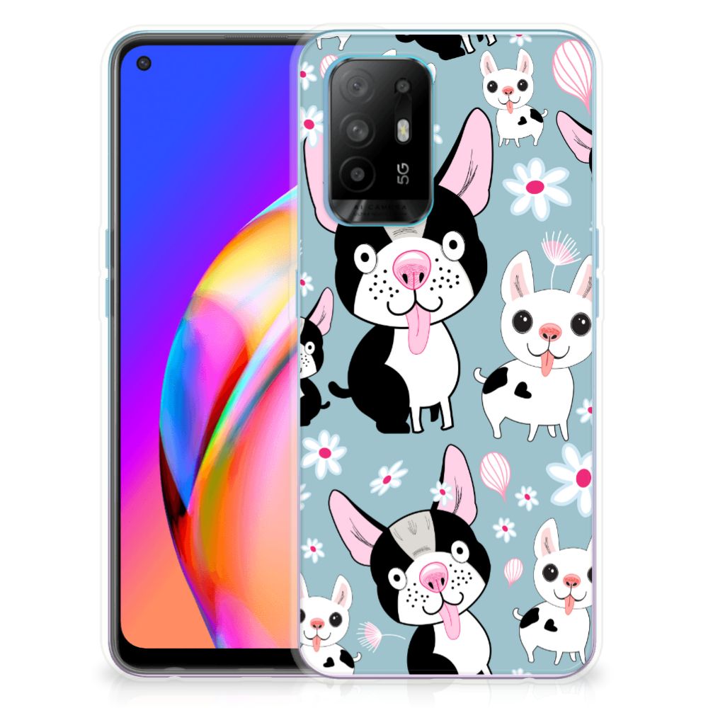 OPPO A94 5G | Reno5 Z TPU Hoesje Hondjes