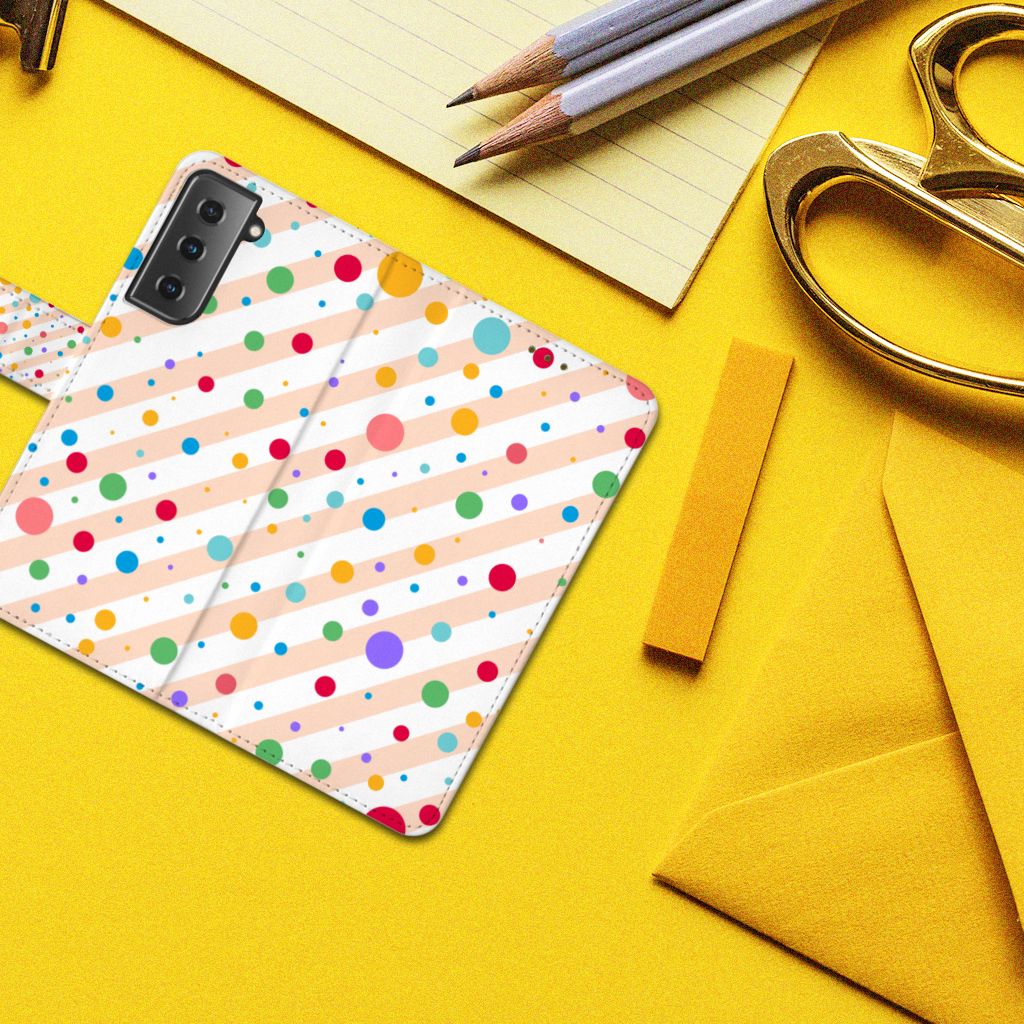 Samsung Galaxy S21 Telefoon Hoesje Dots