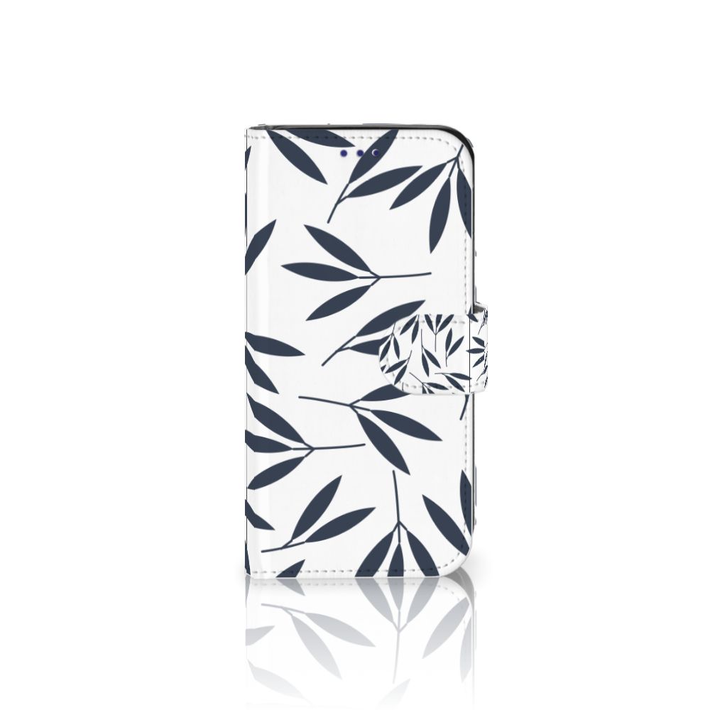 Samsung Galaxy S10e Hoesje Leaves Blue