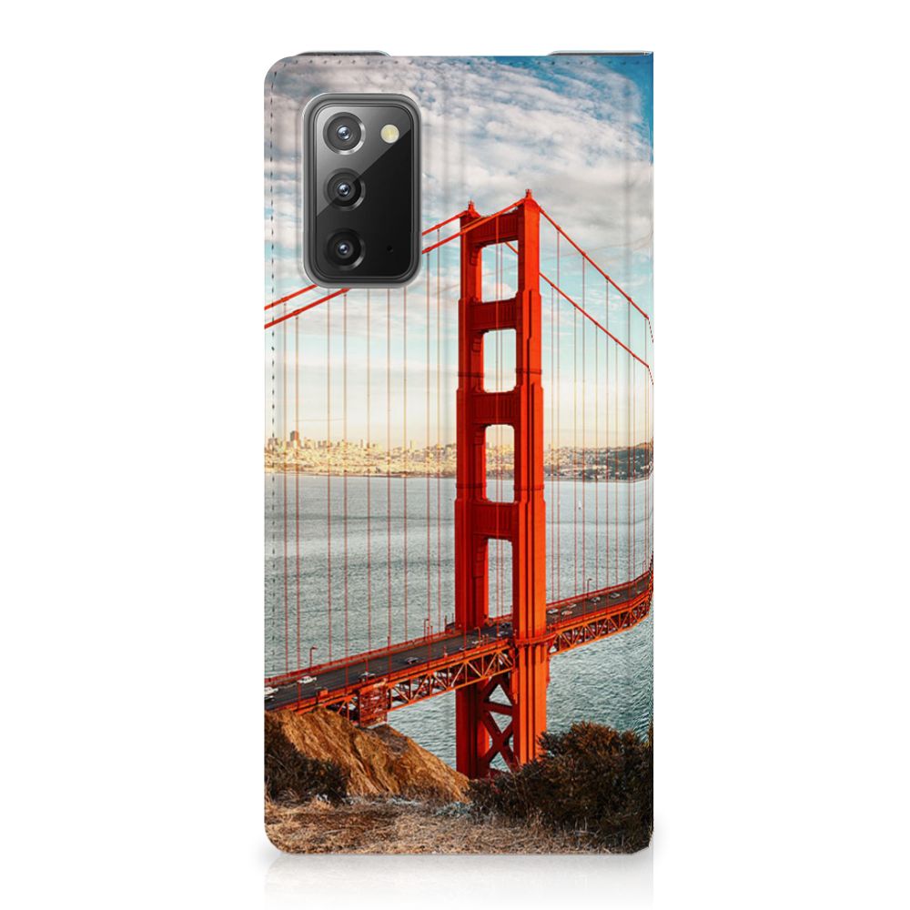 Samsung Galaxy Note20 Book Cover Golden Gate Bridge - B2C Telecom