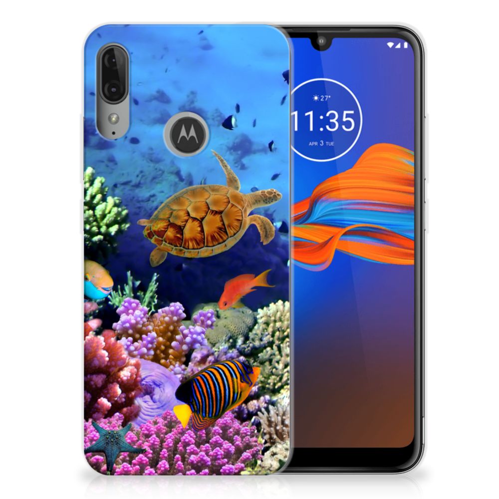 Motorola Moto E6 Plus TPU Hoesje Vissen