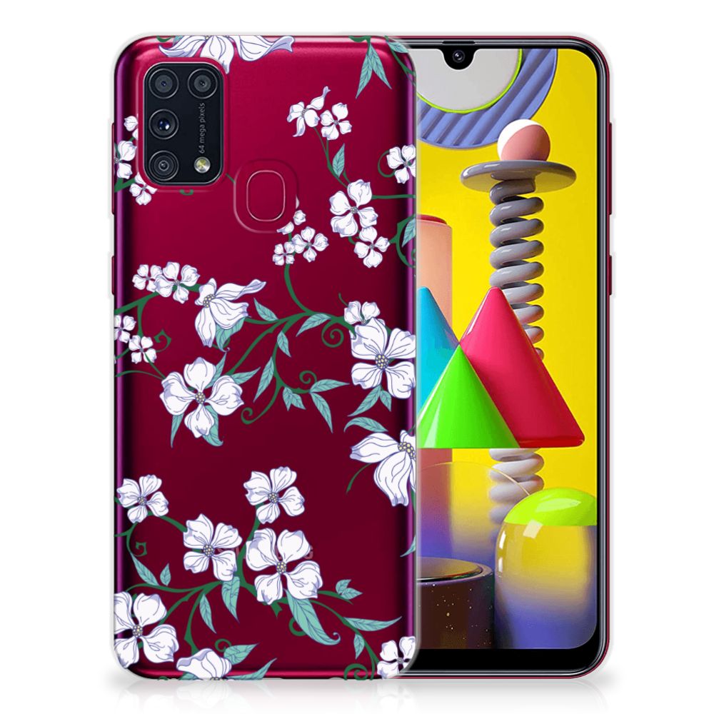 Samsung Galaxy M31 Uniek TPU Case Blossom White B2C Telecom
