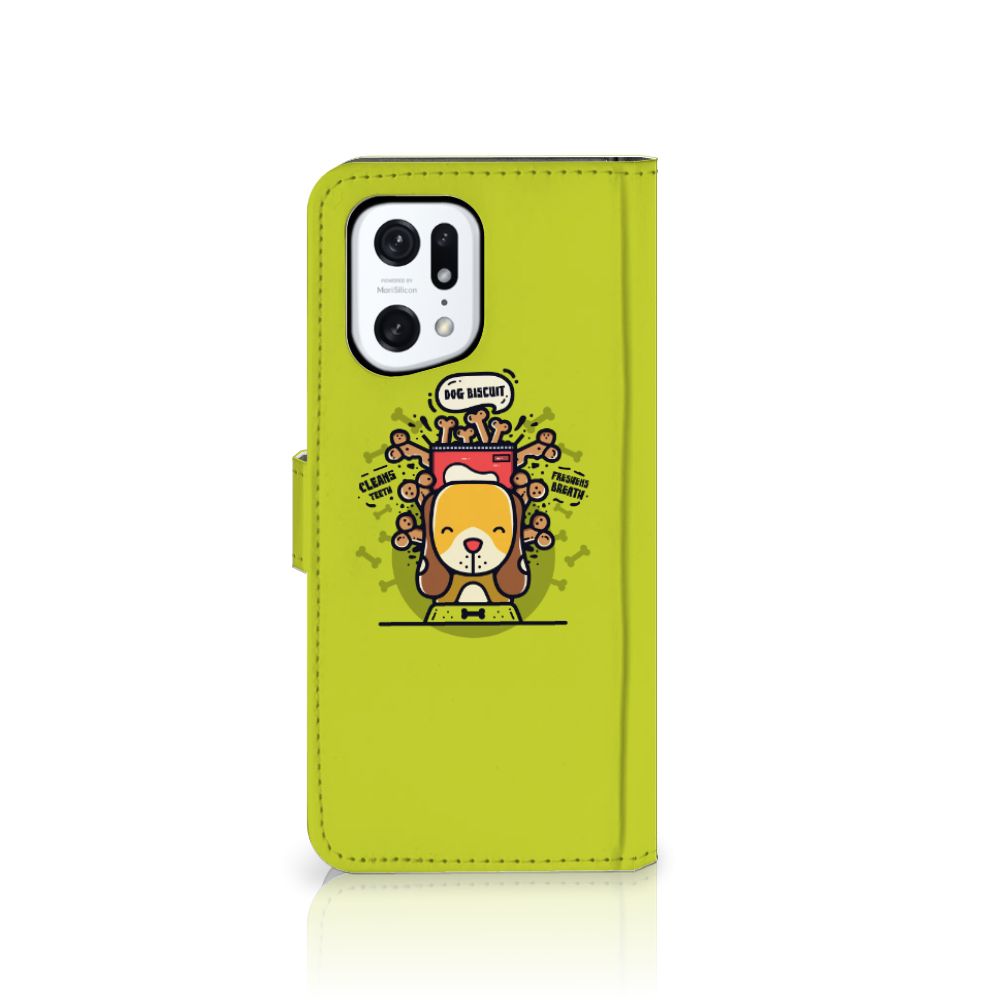 OPPO Find X5 Pro Leuk Hoesje Doggy Biscuit