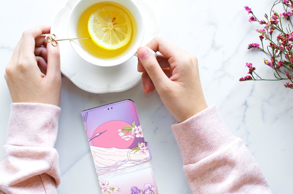 Samsung Galaxy A23 Telefoonhoesje met Pasjes Bird Flying