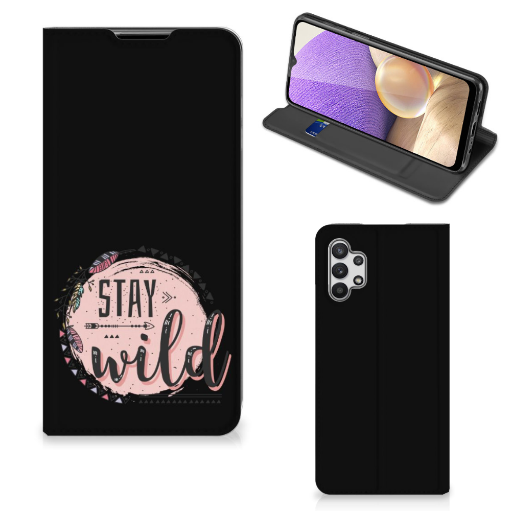 Samsung Galaxy A32 5G Magnet Case Boho Stay Wild - B2C Telecom