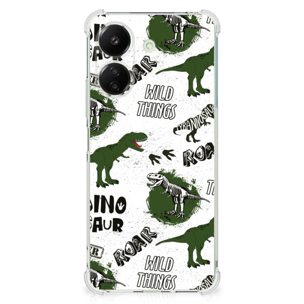 Case Anti-shock voor Xiaomi Redmi 13C 4G Dinosaurus