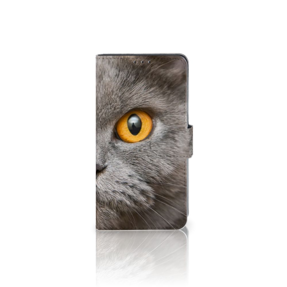 Telefoonhoesje met Pasjes Xiaomi Mi Mix 2s Britse Korthaar met indrukwekkende kattene eye.