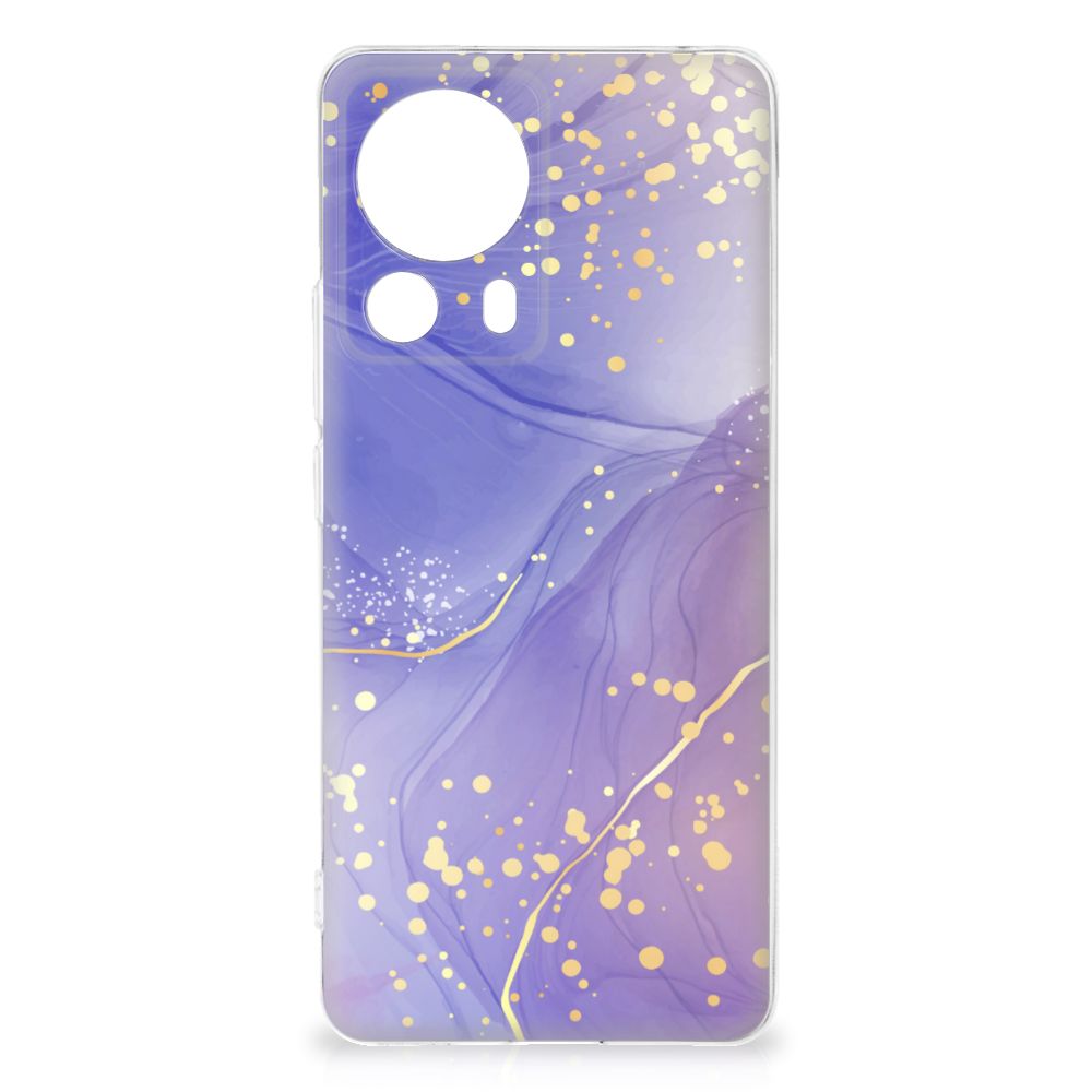 Hoesje maken voor Xiaomi 13 Lite Watercolor Paars