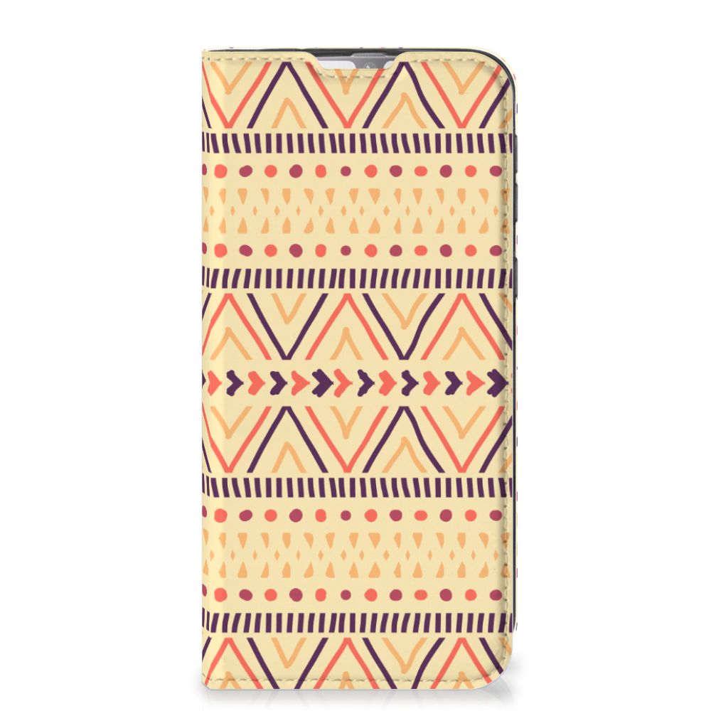 Samsung Galaxy M31 Hoesje met Magneet Aztec Yellow - B2C Telecom