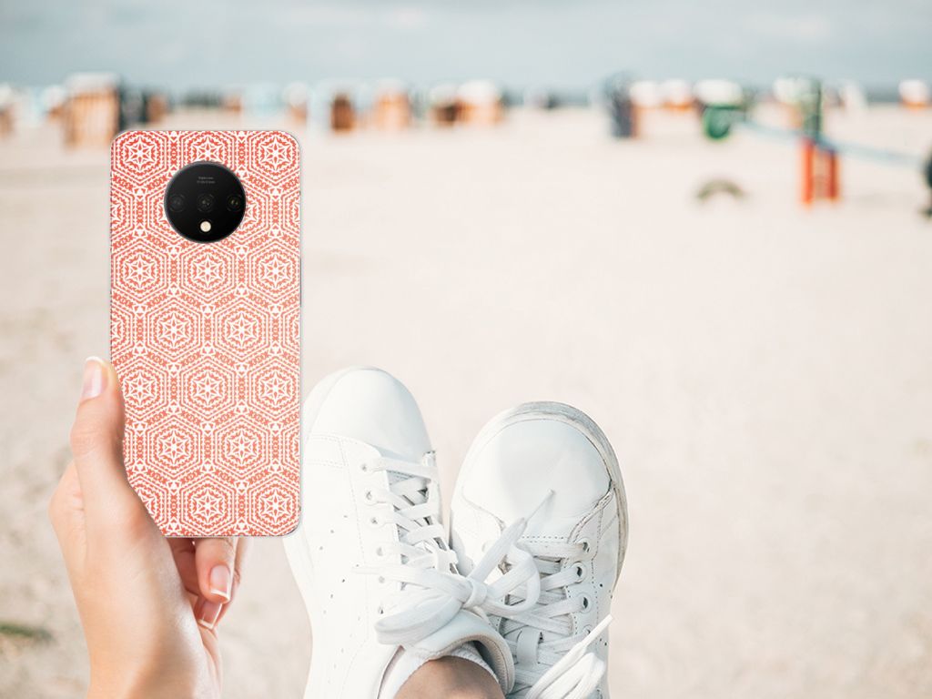 OnePlus 7T TPU bumper Pattern Orange