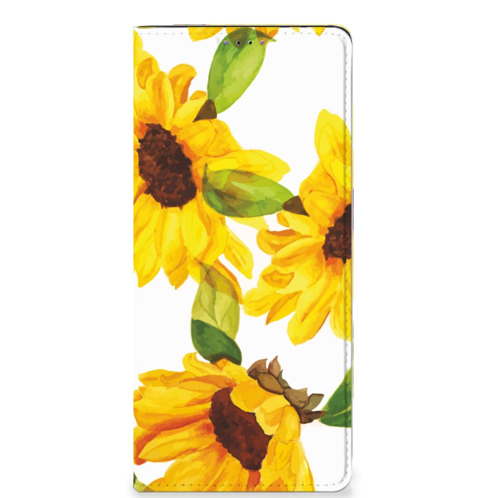Smart Cover voor Samsung Galaxy A22 5G Zonnebloemen - B2C Telecom