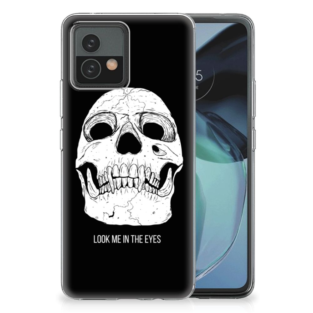 Silicone Back Case Motorola Moto G72 Skull Eyes B2C Telecom