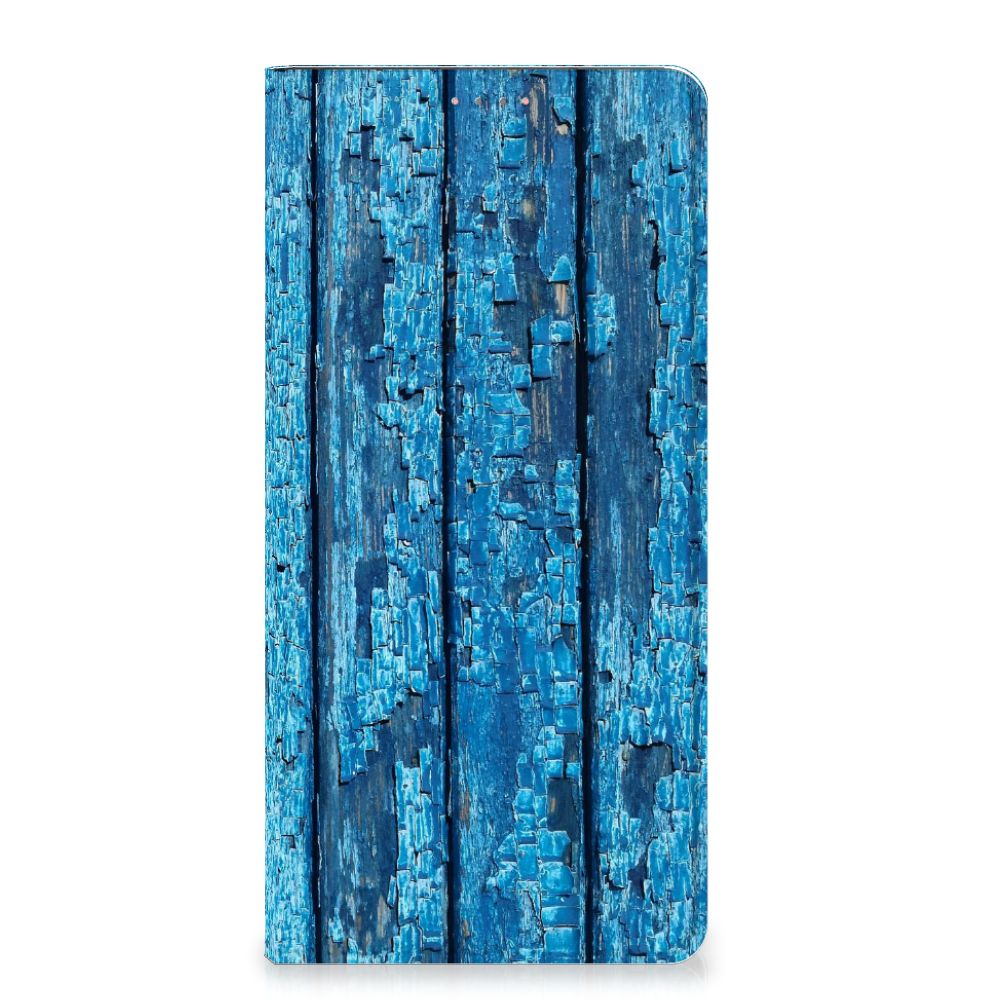 Samsung Galaxy A13 (4G) Book Wallet Case Wood Blue - B2C Telecom