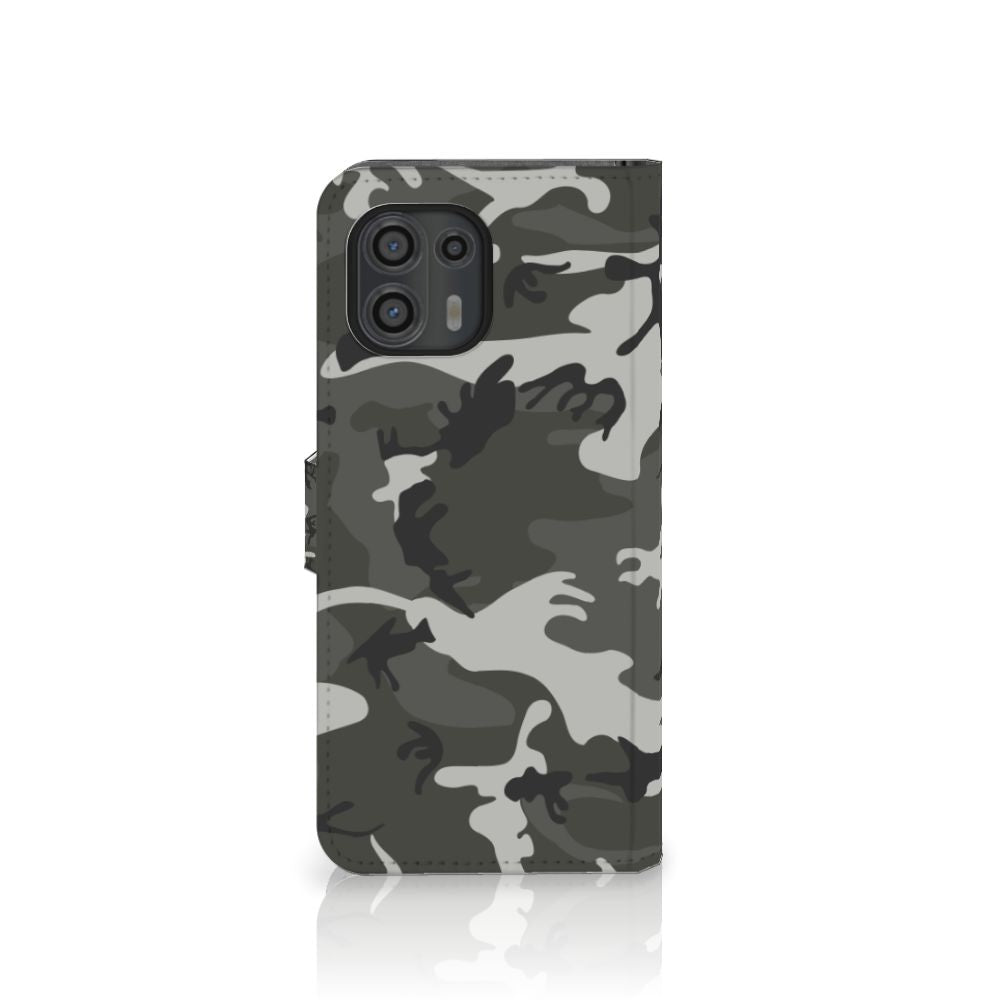 Motorola Edge 20 Lite Telefoon Hoesje Army Light