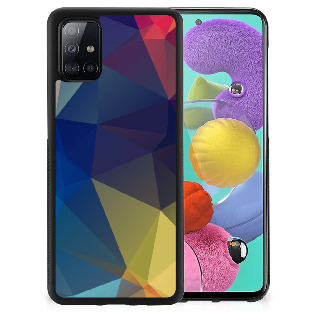 Samsung Galaxy A51 Grip Case Polygon Dark