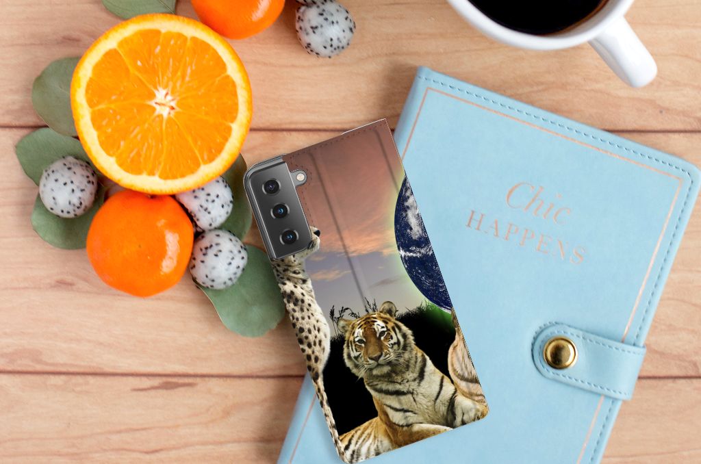 Samsung Galaxy S21 Plus Hoesje maken Roofdieren - B2C Telecom