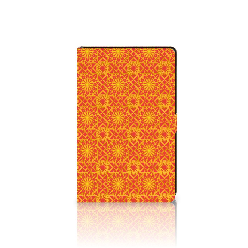 Samsung Galaxy Tab A8 2021/2022 Tablet Hoes Batik Oranje