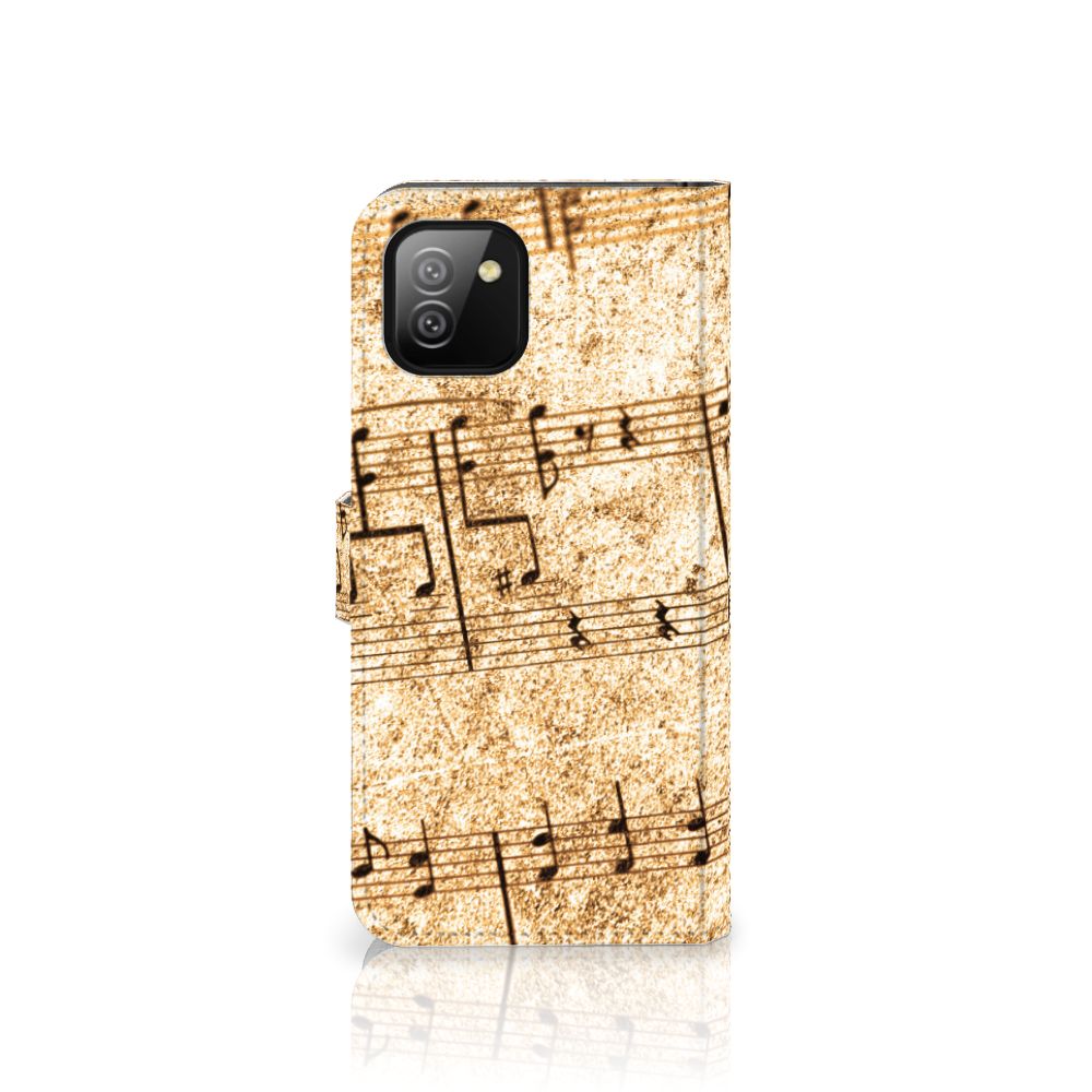 Samsung Galaxy A03 Telefoonhoesje met foto Bladmuziek