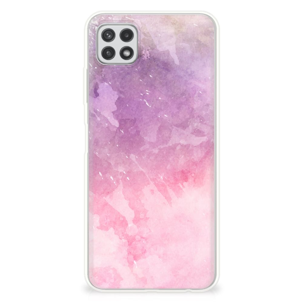 Hoesje maken Samsung Galaxy A22 5G Pink Purple Paint B2C Telecom