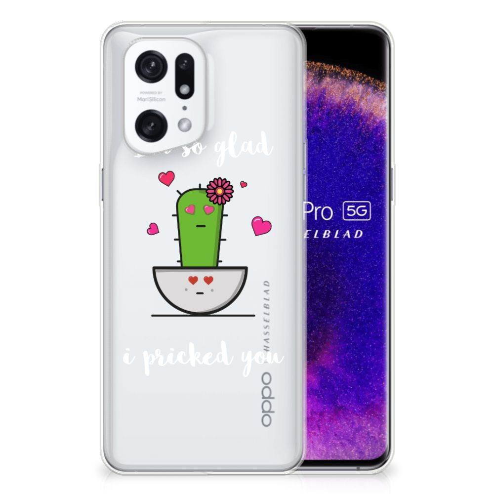 OPPO Find X5 Pro Telefoonhoesje met Naam Cactus Glad B2C Telecom