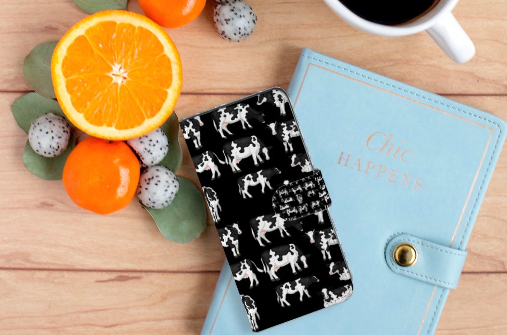 OPPO A91 | Reno3 Telefoonhoesje met Pasjes Koetjes