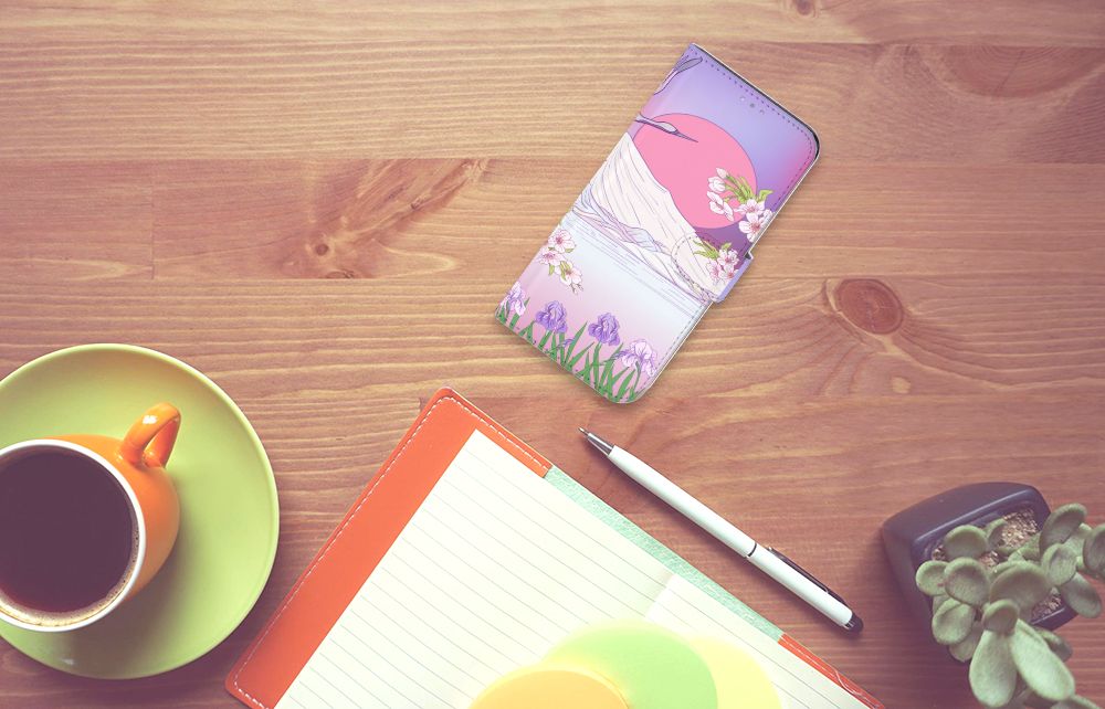Samsung Galaxy A31 Telefoonhoesje met Pasjes Bird Flying