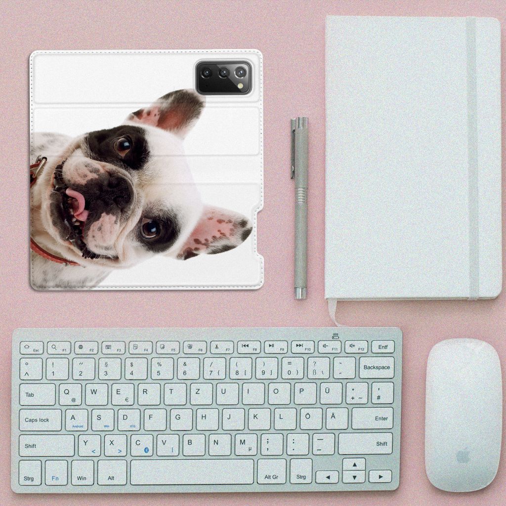 Samsung Galaxy Note20 Hoesje maken Franse Bulldog - B2C Telecom