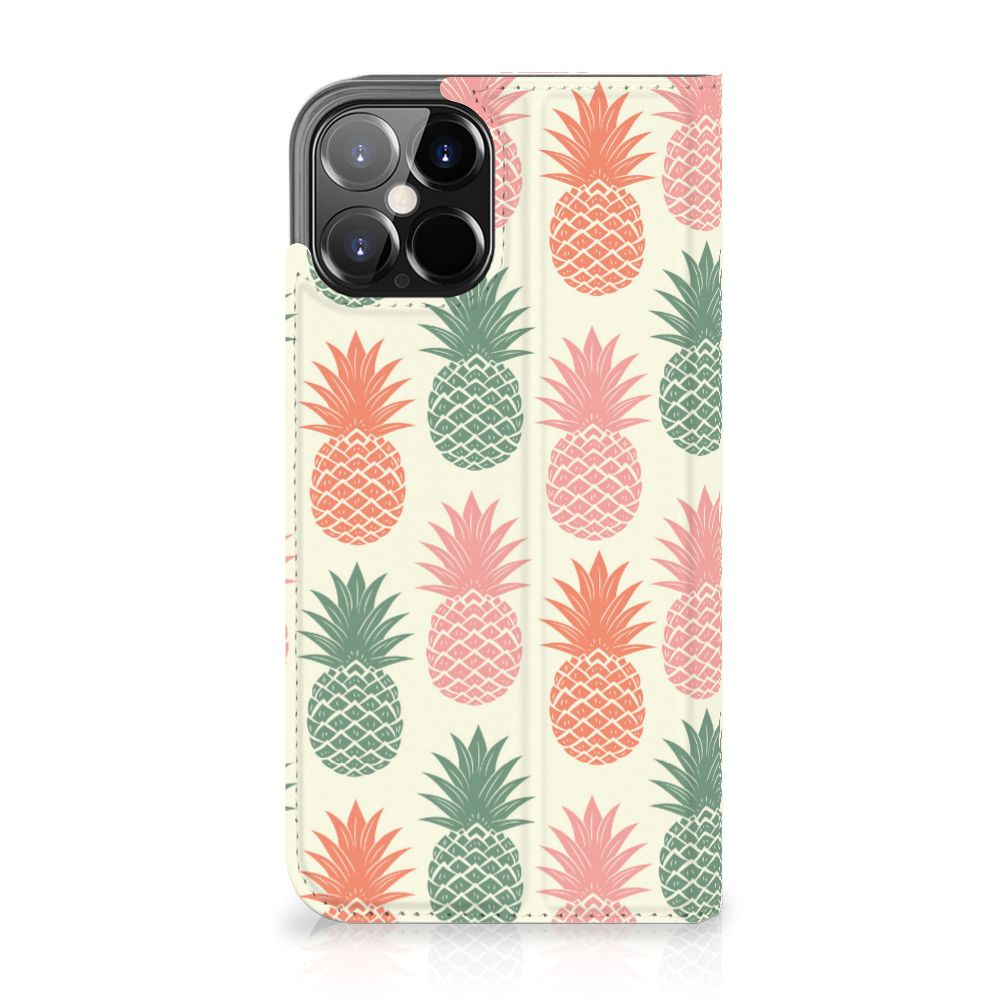 iPhone 12 Pro Max Flip Style Cover Ananas - B2C Telecom