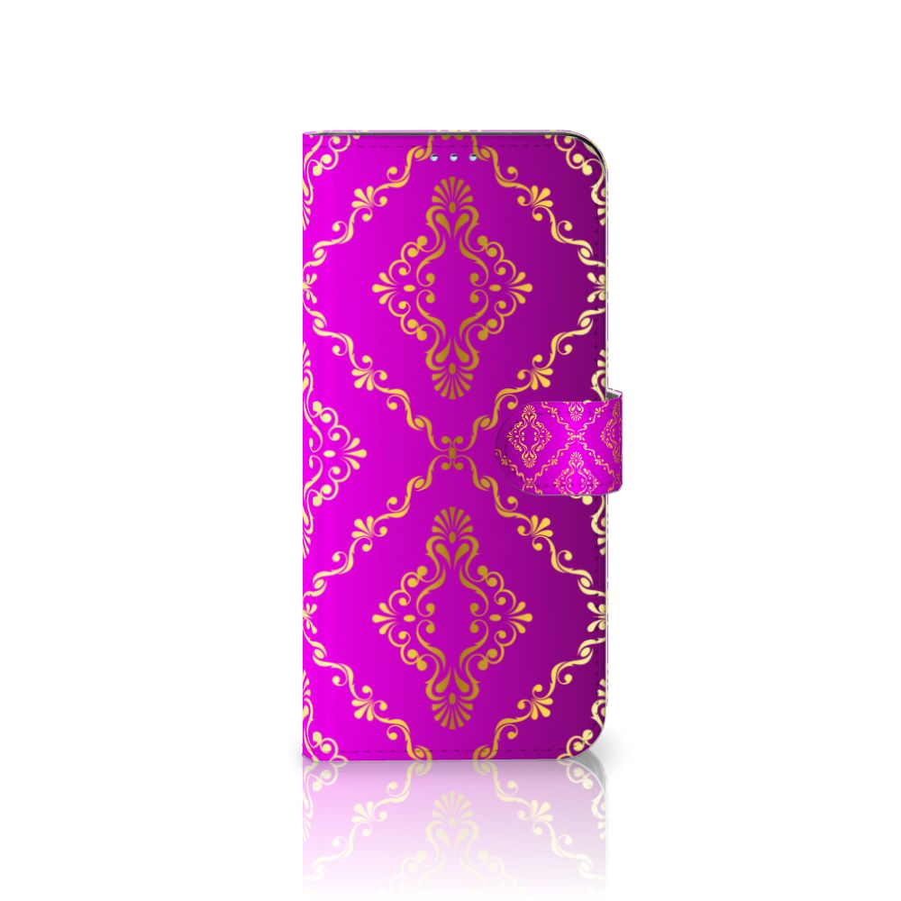 Wallet Case Motorola Moto G9 Power Barok Roze