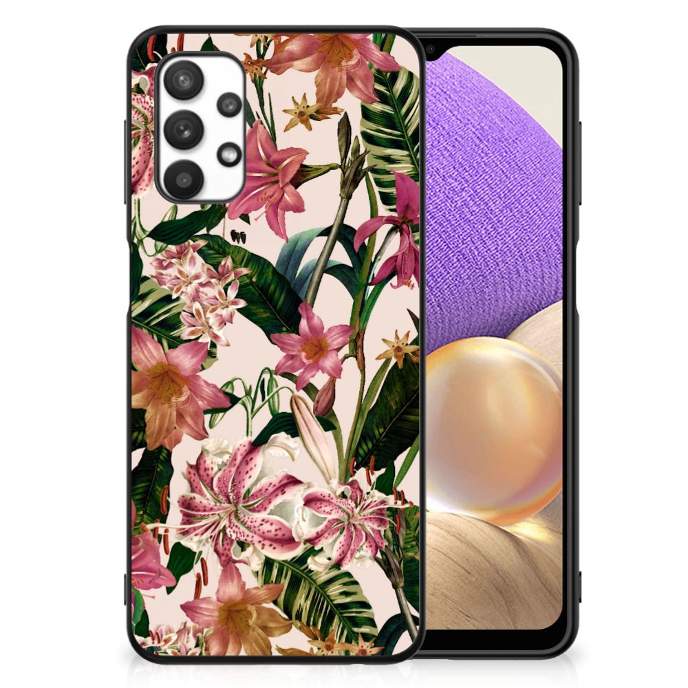 Samsung Galaxy A32 5G Bloemen Hoesje Flowers B2C Telecom