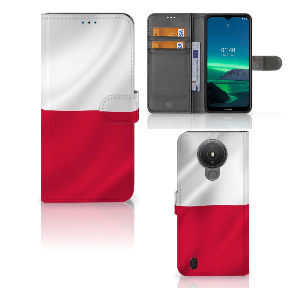 Nokia 1.4 Bookstyle Case Polen