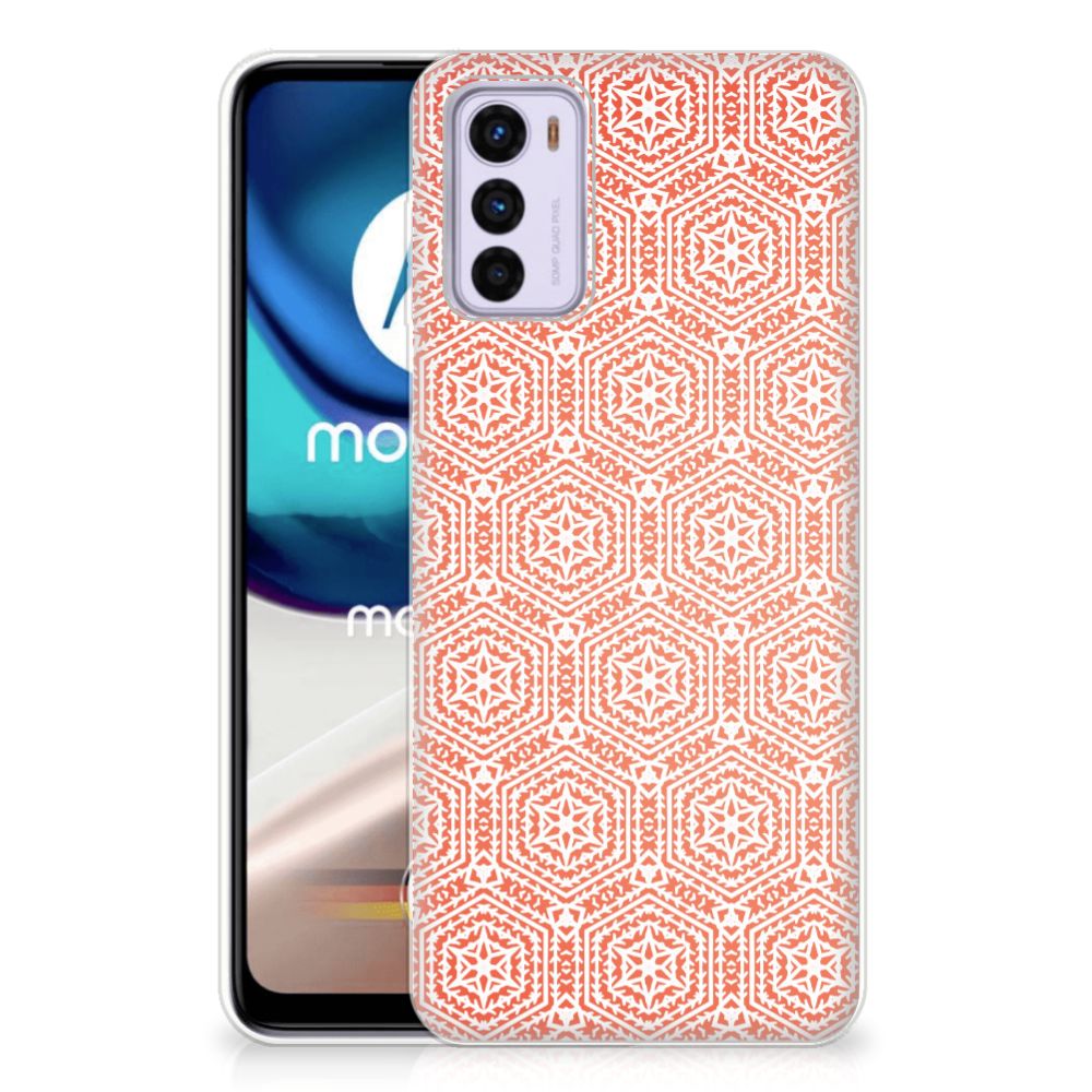 Motorola Moto G42 TPU bumper Pattern Orange B2C Telecom