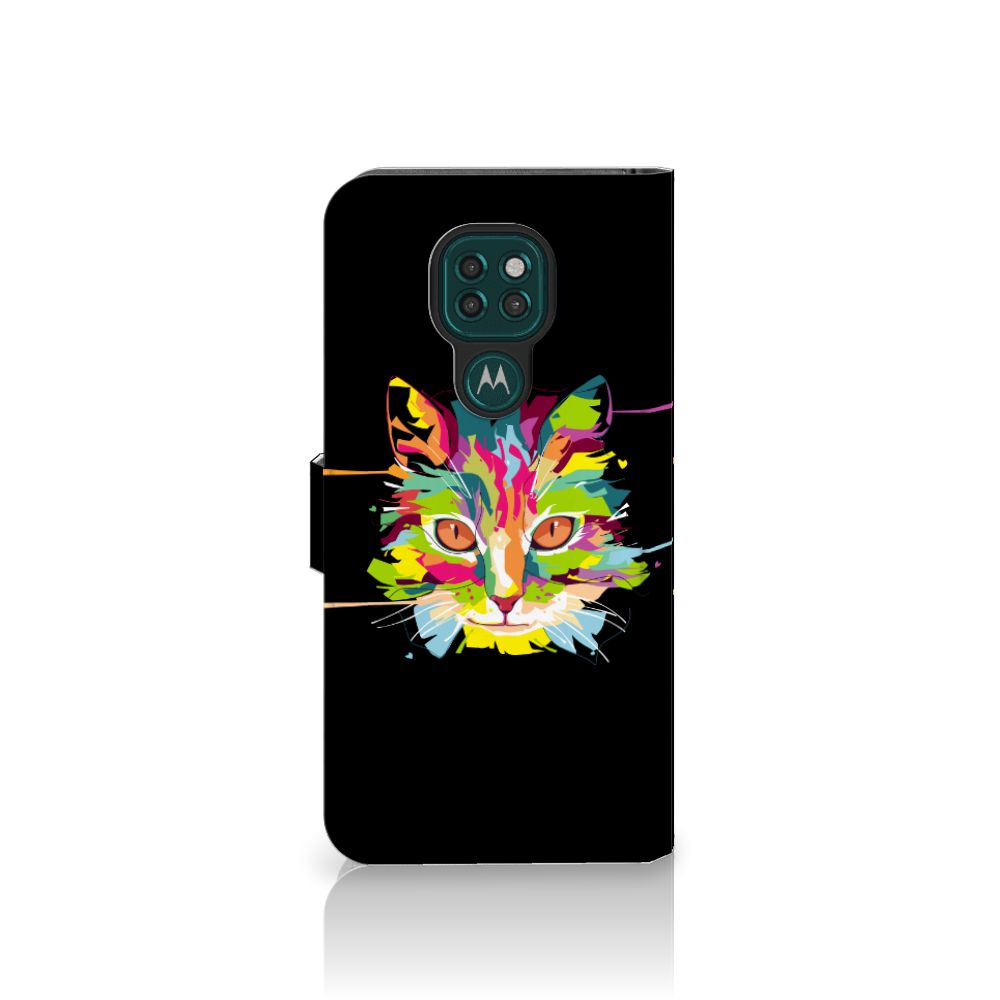 Motorola Moto G9 Play | E7 Plus Leuk Hoesje Cat Color