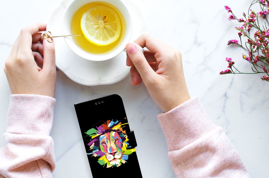 Samsung Galaxy S9 Plus Leuk Hoesje Lion Color