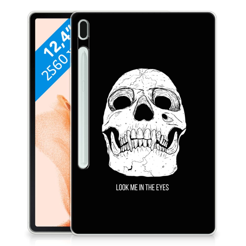 Tablet BackCover Samsung Galaxy Tab S7FE Skull Eyes - B2C Telecom
